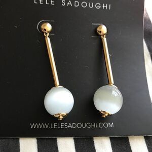 NWOT Lele Sadoughi drop earrings